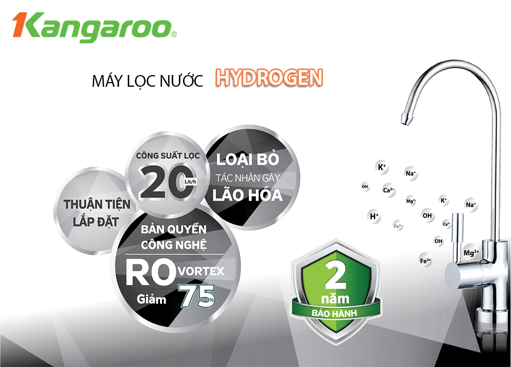 Máy lọc nước Hydrogen Kangaroo KG100HB