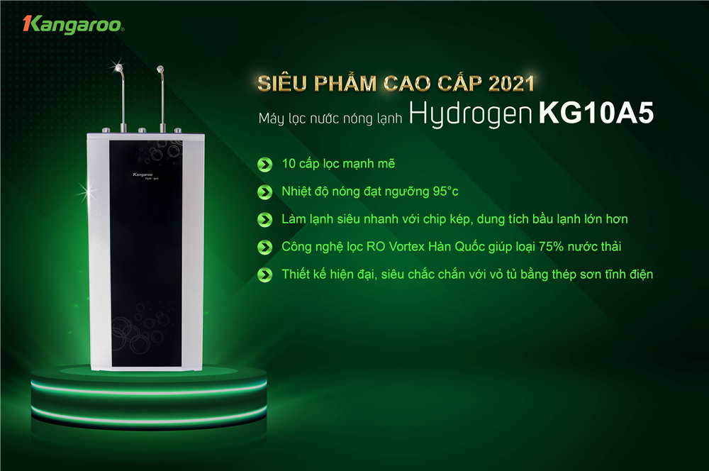 Máy lọc nước Kangaroo Hydrogen Nóng Lạnh KG10A5