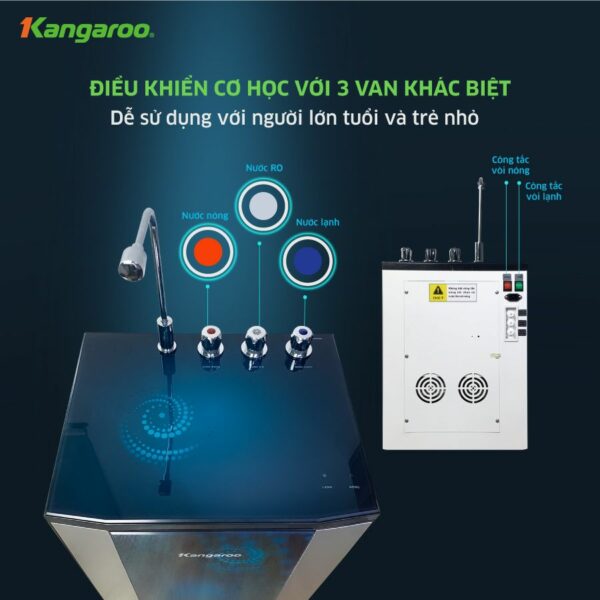 Máy Lọc Nước Ro 3 Chức Năng Kangaroo Kgrp01t