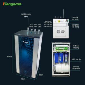 Máy Lọc Nước Ro 3 Chức Năng Kangaroo Kgrp01t