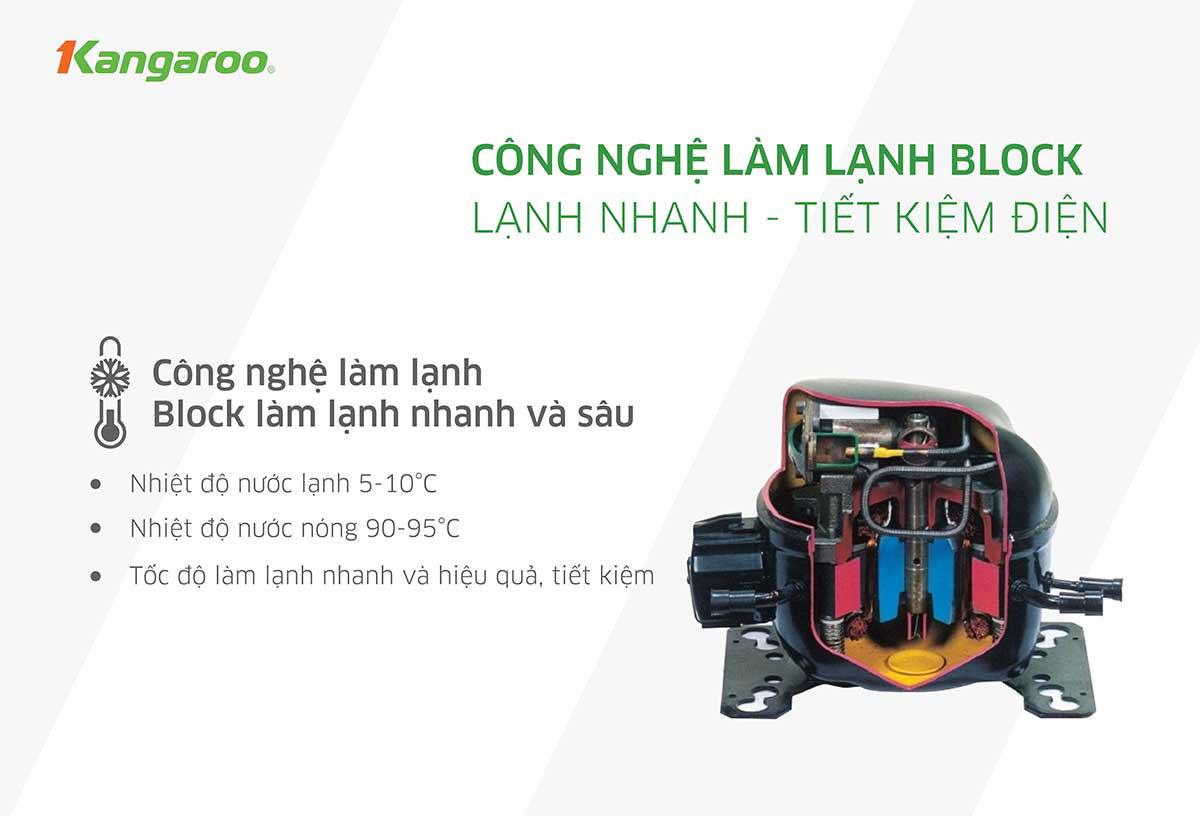 May Loc Nuoc Nong Lanh Kangaroo Hydrogen Infinity Kg10a9i 10