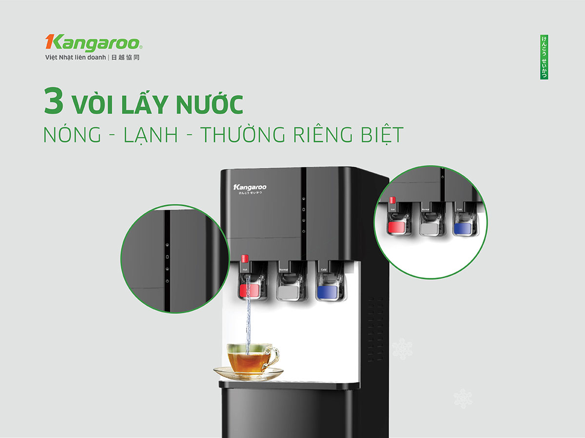 Máy làm nóng lạnh nước uống Kangaroo KG599A3