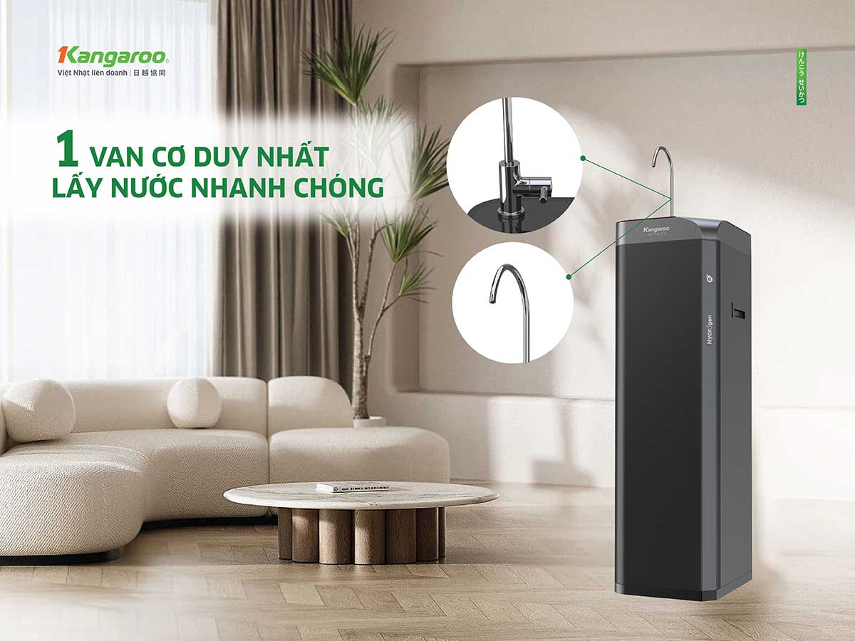 Máy lọc nước Kangaroo Hydrogen Waterfall KG10W2