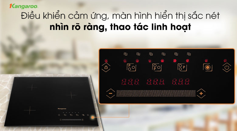 Bếp điện từ ba Thái Lan Kangaroo KG836i