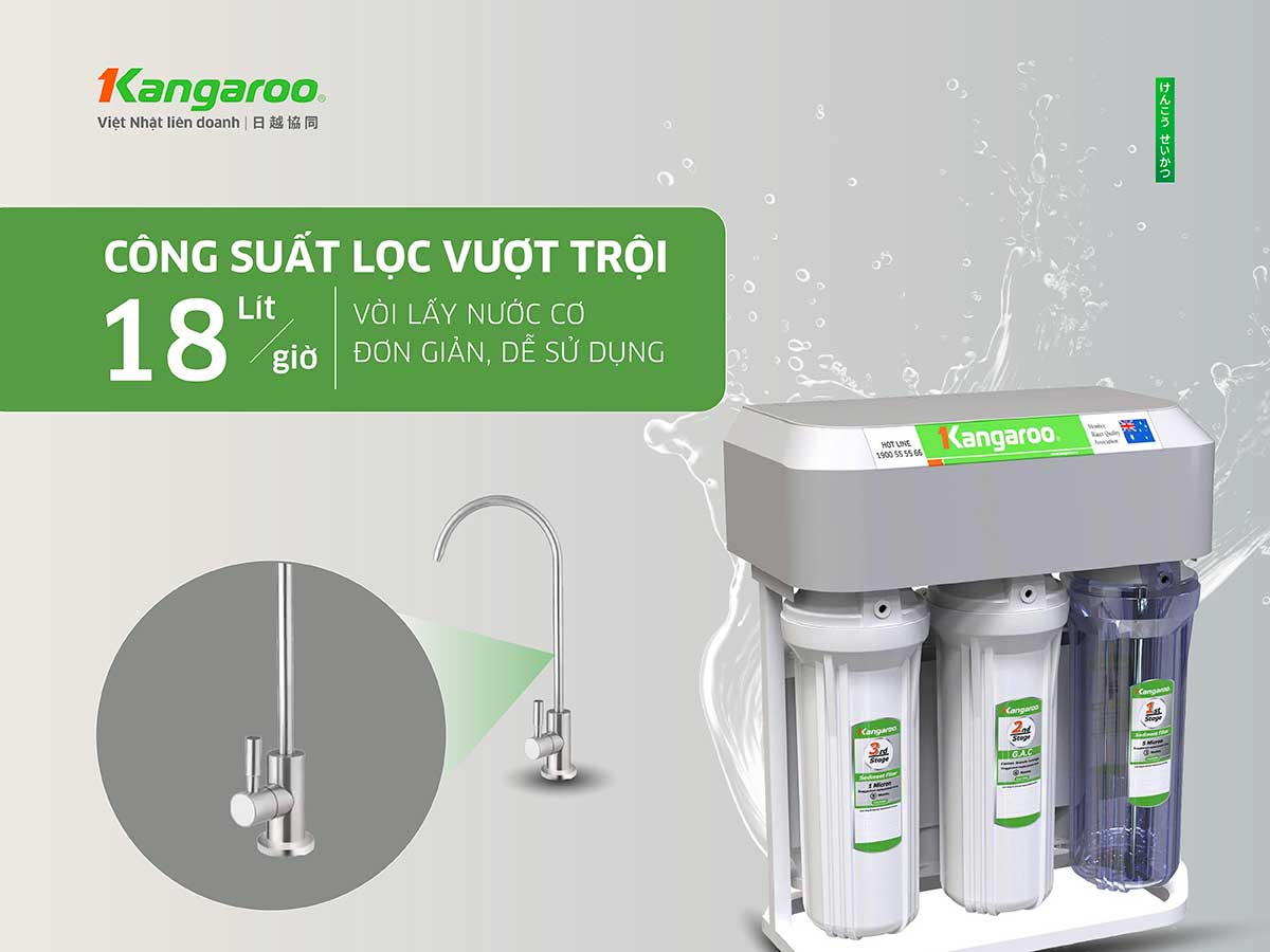 Máy lọc nước Kangaroo Hydrogen KGHP10K3