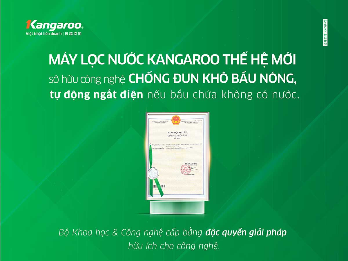 Máy lọc nước ion kiềm Kangaroo Hydrogen nóng lạnh KGHC11A4 Máy lọc nước ion kiềm Kangaroo Hydrogen nóng lạnh KGHC11A4