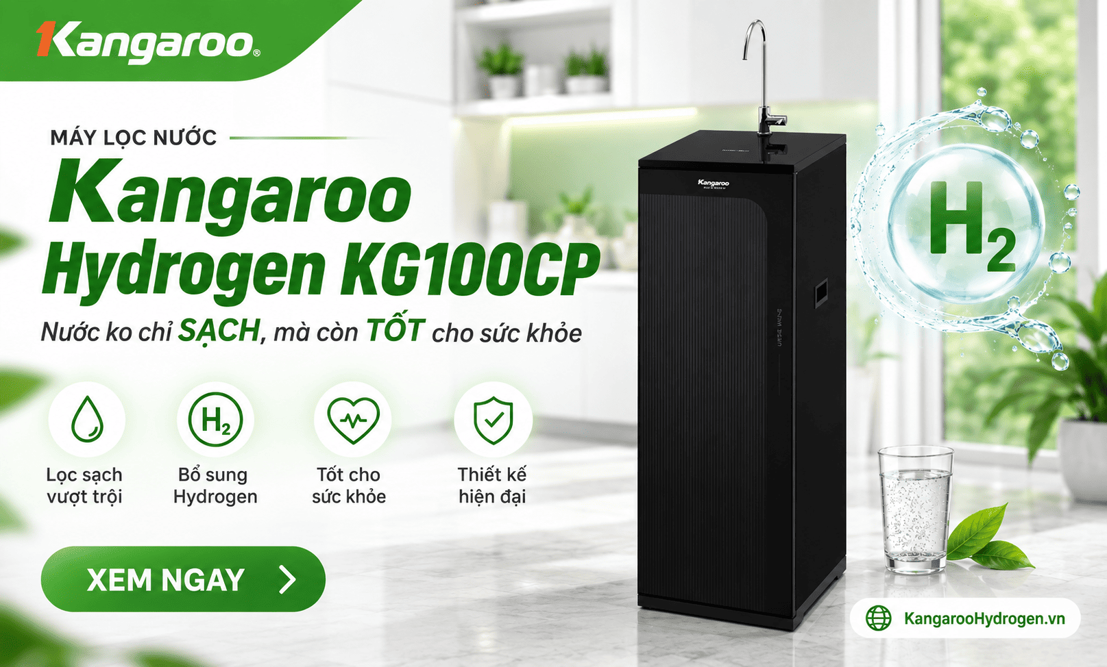Máy lọc nước Kangaroo KG100CP