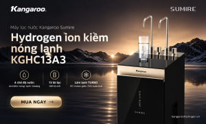 Máy lọc nước Kangaroo Sumire Hydrogen ion kiềm nóng lạnh KGHC13A3