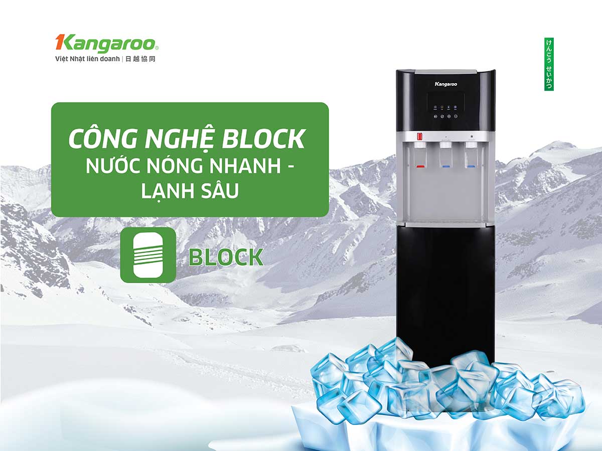 Máy làm nóng lạnh nước uống Kangaroo KGWD03BT1D Máy làm nóng lạnh nước uống Kangaroo KGWD03BT1D